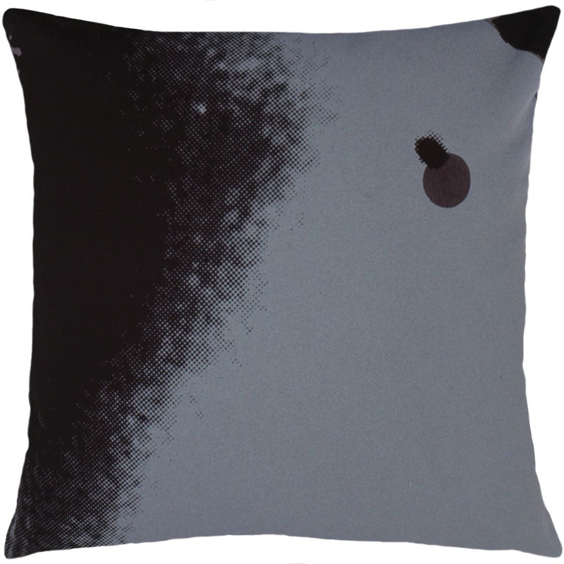media image for Andy Warhol Art Pillow in Black & Grey design by Henzel Studio 257