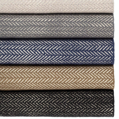product image for herringbone black woven cotton rug by annie selke da970 1014 5 40
