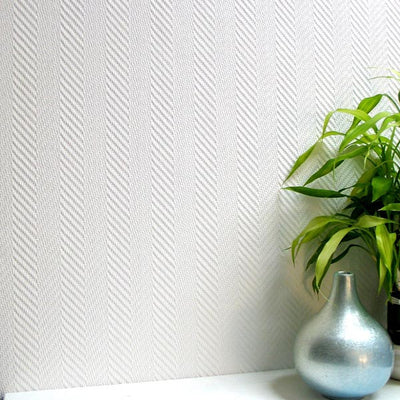 product image of Herringbone Paintable Anaglypta Pro Wallpaper design by Brewster Home Fashions 564
