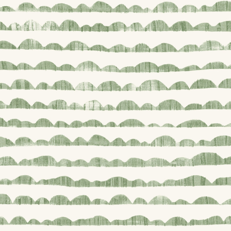 media image for Hill & Horizon Wallpaper in Green from the Magnolia Home Vol. 3 Collection by Joanna Gaines 233