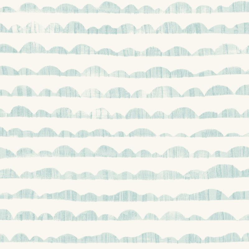 media image for Hill & Horizon Wallpaper in Soft Blue from the Magnolia Home Vol. 3 Collection by Joanna Gaines 239