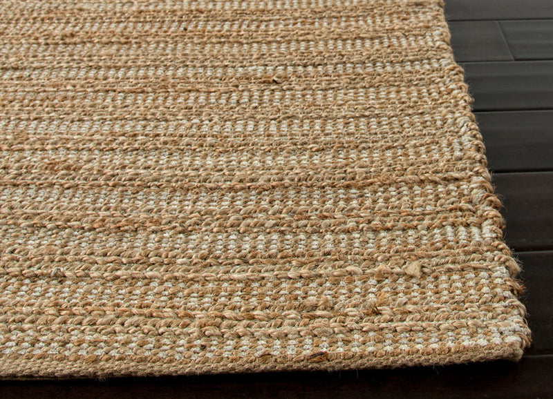 media image for Himalaya Collection Jute and Cotton Area Rug in Driftwood Natural by Jaipur 255