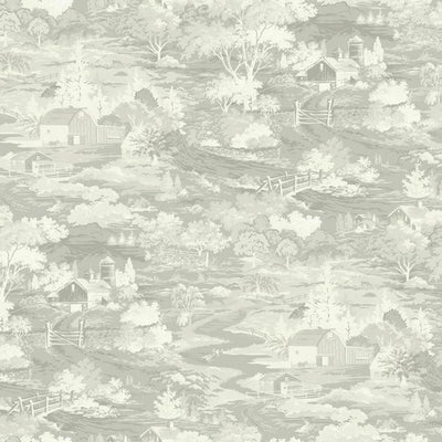 product image for Homestead Wallpaper in Soft Grey from the Magnolia Home Collection by Joanna Gaines for York Wallcoverings 43