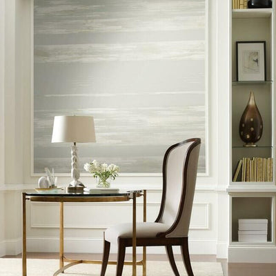product image for Horizontal Dry Brush Wallpaper in Grey from the Ronald Redding 24 Karat Collection by York Wallcoverings 25
