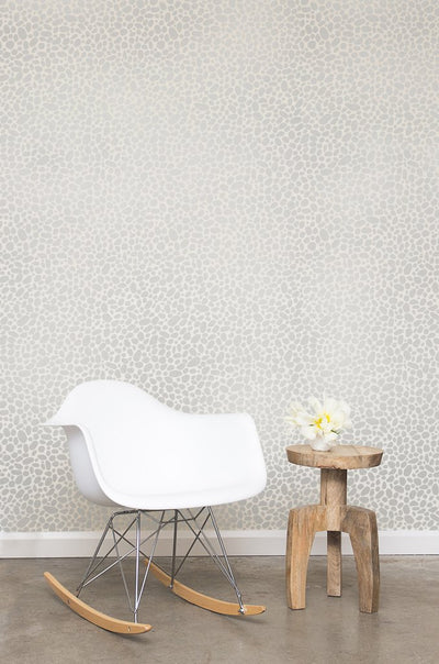 product image for Hoya Wallpaper in Diamonds and Pearls on Cream design by Thatcher Studio 99