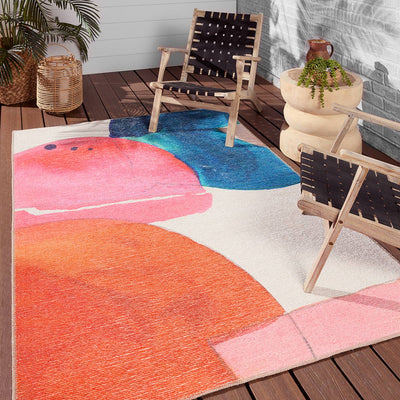 product image for Ibis Sonic Abstract Pink Multicolor Rug By Jaipur Living Rug157677 5 95