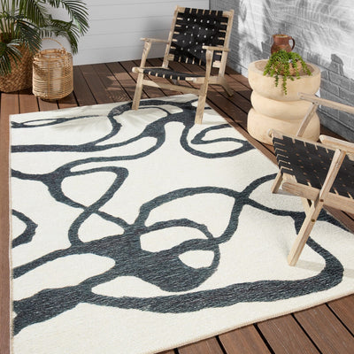 product image for Ibis Cosme Abstract White Gray Rug By Jaipur Living Rug157682 6 31