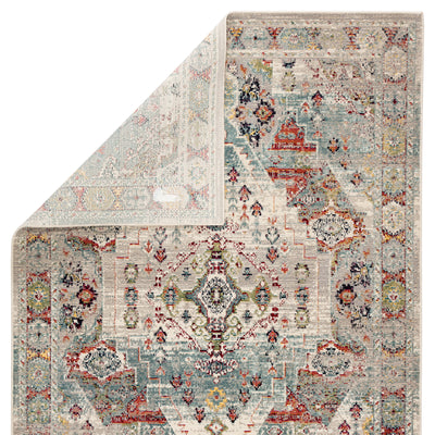 product image for Farra Indoor/ Outdoor Medallion Multicolor & Green Area Rug 1