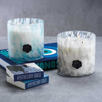 product image for opal glass 3 wick candle jar by zodax ig 2501 4 0