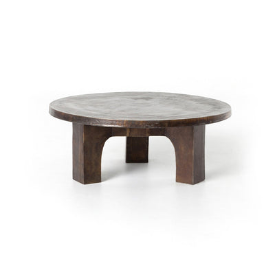 product image of cruz coffee table in antique rust 1 57
