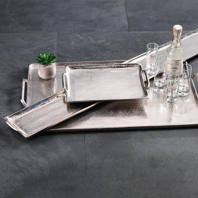 product image for rectangular aluminum tray with handles 2 38