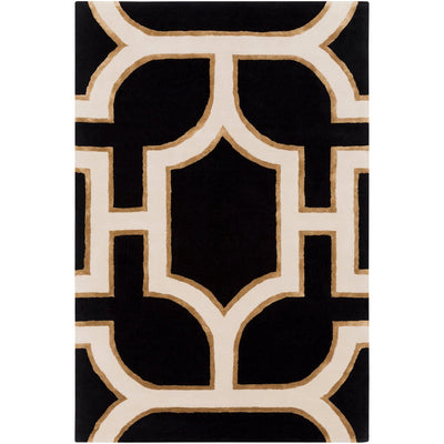 product image for Intermezzo INE-1000 Hand Tufted Rug in Black & Cream by Surya 66