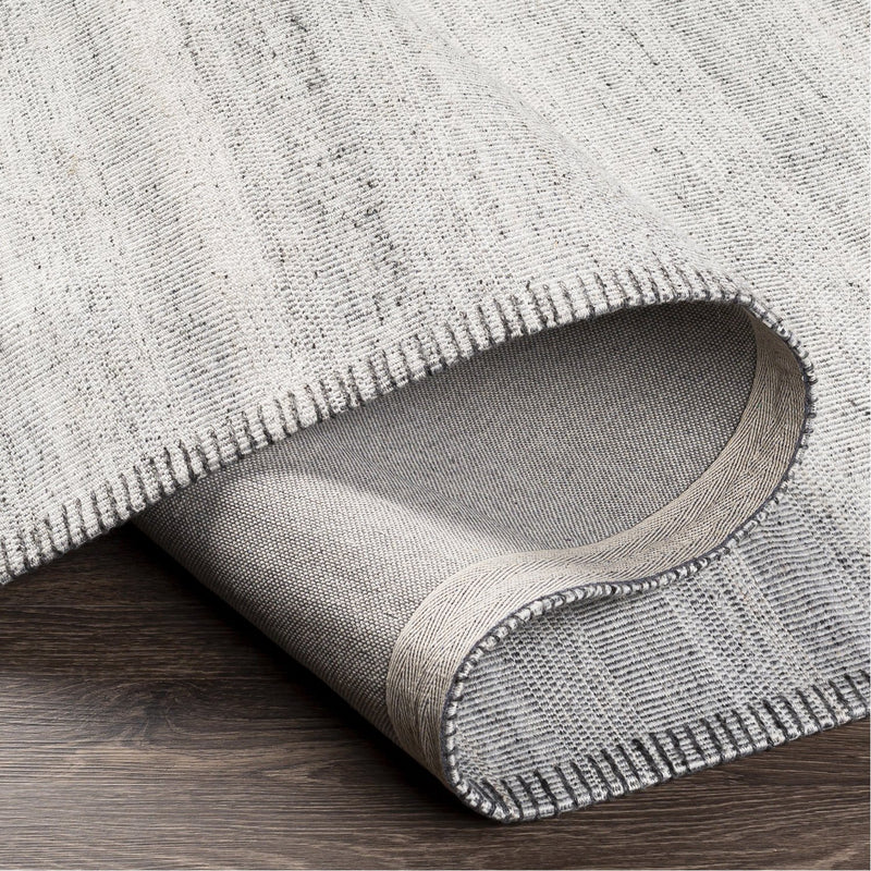 media image for Irvine IRV-2302 Hand Woven Rug in Silver Grey & Medium Grey by Surya 255