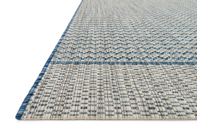 media image for Isle Rug in Grey & Blue by Loloi 268