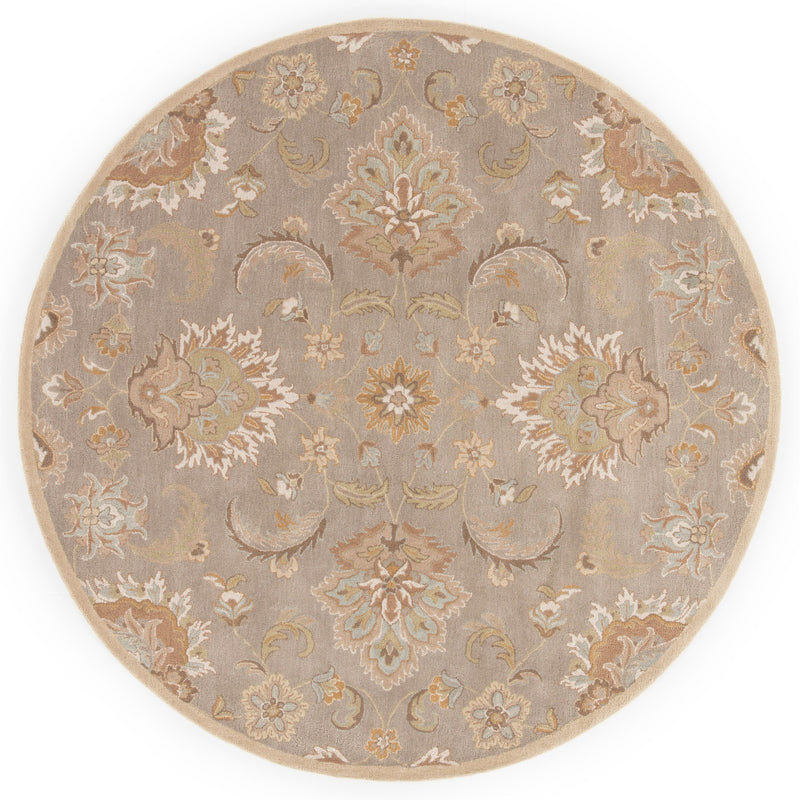 media image for my14 abers handmade floral gray beige area rug design by jaipur 8 234