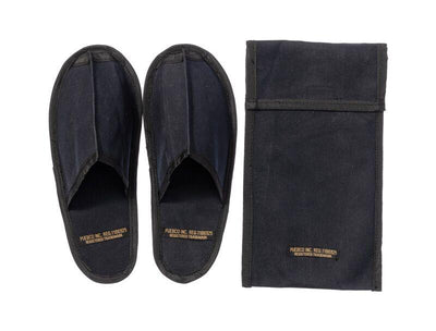 product image of waxed canvas portable slipper large black design by puebco 1 530