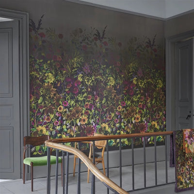 product image for Indian Summer Wall Mural in Graphite from the Zardozi Collection by Designers Guild 37