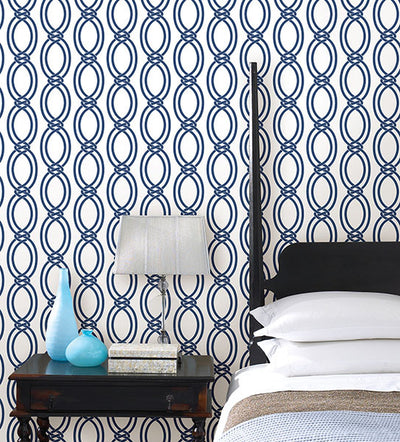 product image for Infinity Geometric Stripe Wallpaper from the Symetrie Collection by Brewster Home Fashions 99