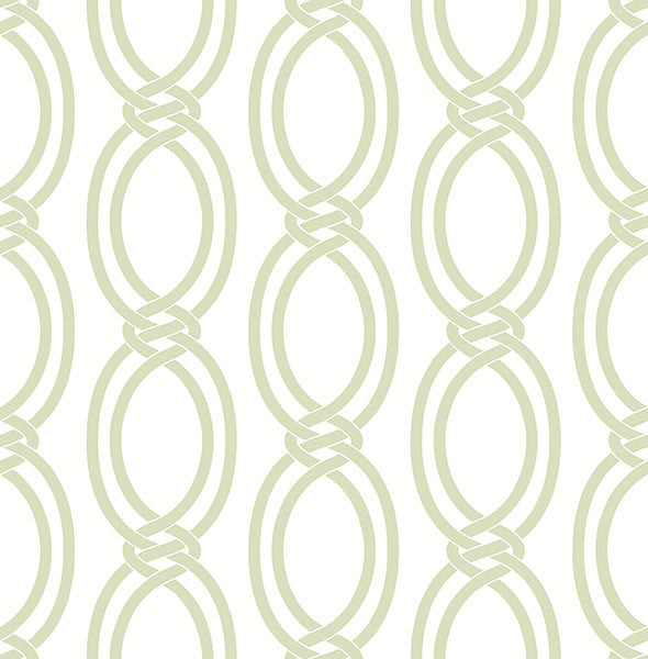 media image for Infinity Light Green Geometric Stripe Wallpaper from the Symetrie Collection by Brewster Home Fashions 229