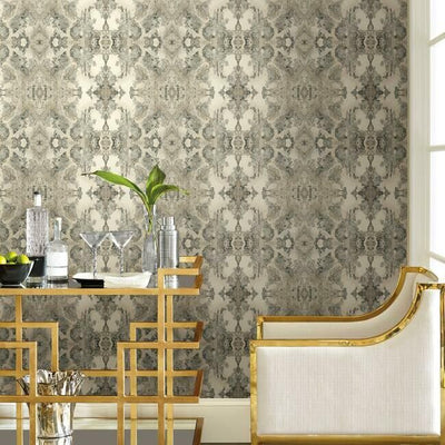 product image for Inner Beauty Peel & Stick Wallpaper in Grey by York Wallcoverings 84
