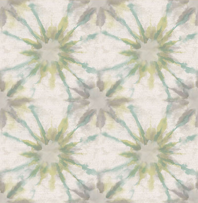 product image of Iris Turquoise Shibori Wallpaper from the Kismet Collection by Brewster Home Fashions 528