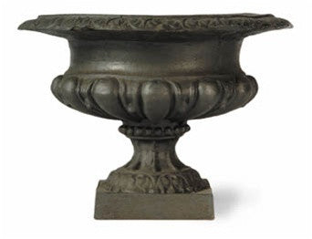 media image for Small Urn in Faux Lead Finish design by Capital Garden Products 264