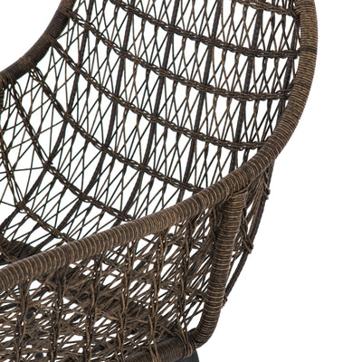product image for Bandera Outdoor Woven Counter Stool in Distressed Grey by BD Studio 15
