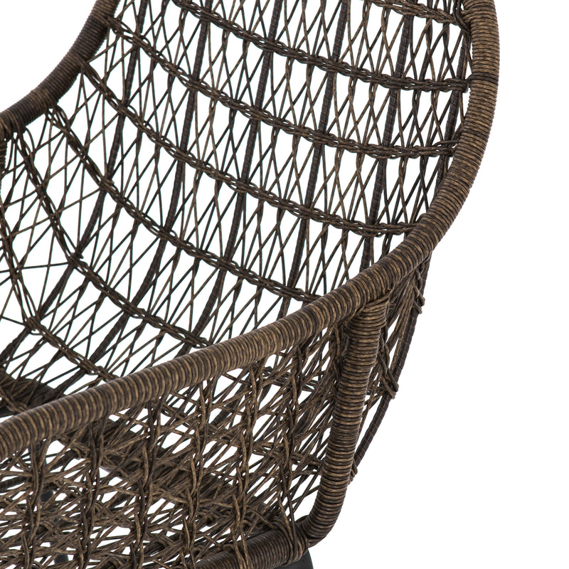 media image for Bandera Outdoor Woven Counter Stool in Distressed Grey by BD Studio 255