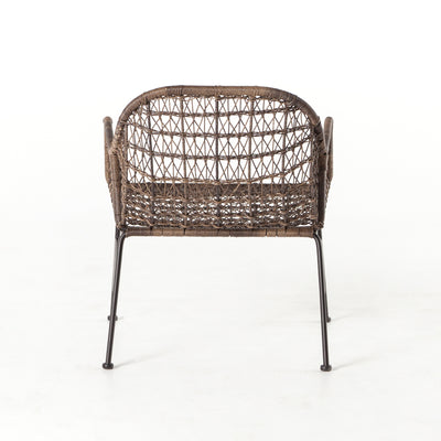 product image for Bandera Outdoor Woven Club Chair in Distressed Grey by BD Studio 4