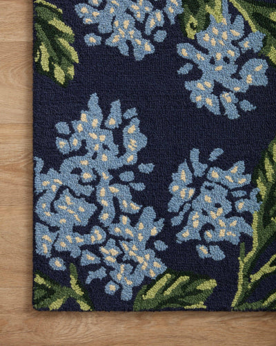 product image for joie hooked navy rug by rifle paper co x loloi joiejoi 04nv00160s 3 68