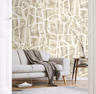 product image for Jouji Cafe Latte Wall Mural from the Japandi Collection by Seabrook Wallcoverings 84