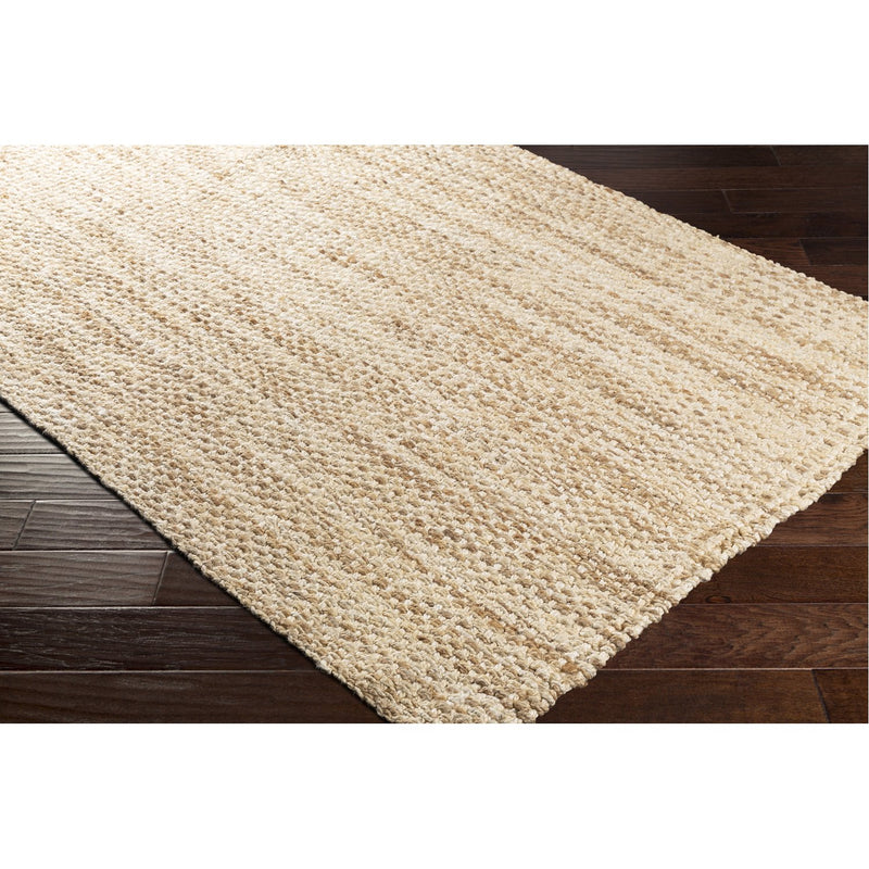 media image for Jute Woven JS-1001 Hand Woven Rug in Wheat & Cream by Surya 21