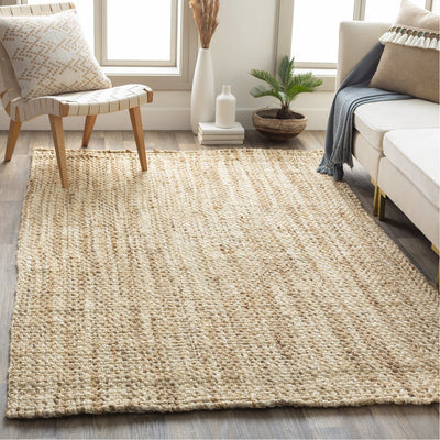 product image for Jute Woven JS-1001 Hand Woven Rug in Wheat & Cream by Surya 34