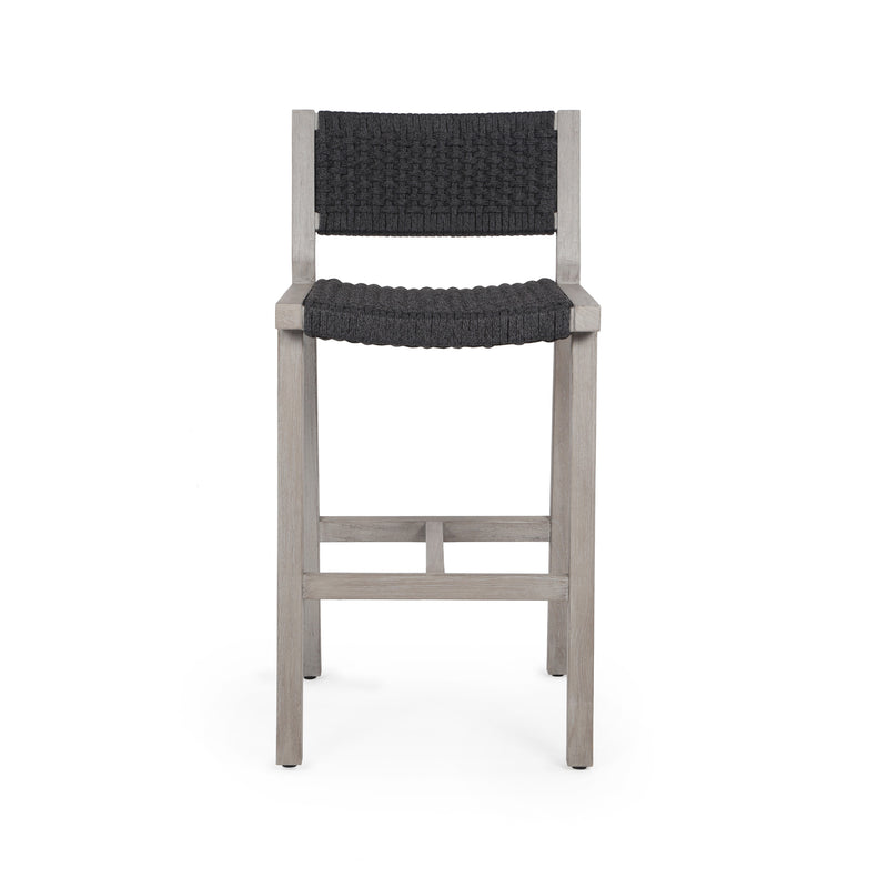 media image for Delano Outdoor Bar Stool in Weathered Grey by BD Studio 280