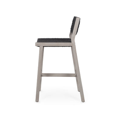 product image for Delano Outdoor Bar Stool in Weathered Grey by BD Studio 5