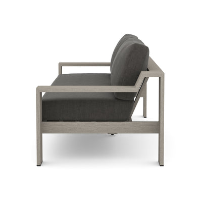 product image for Monterey Outdoor 2 Seater Sofa In Weathered Grey 0