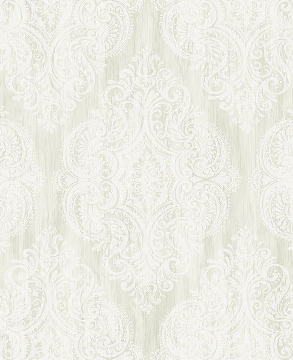 media image for Jackman Damask Wallpaper in Metallic and Neutrals by Carl Robinson for Seabrook Wallcoverings 298