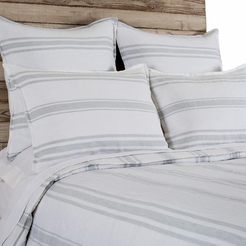 media image for Jackson Bedding in White & Ocean design by Pom Pom at Home 279