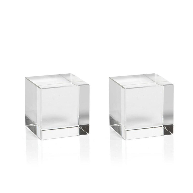 media image for Jacy Small Crystal Glass Straight Cube, Set of 2 238