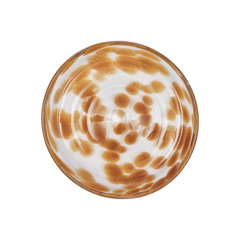 media image for jali dessert plate in amber 1 254