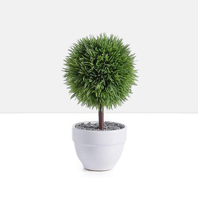 product image of jardin 10 potted faux topiary in grass ball design by torre tagus 1 542