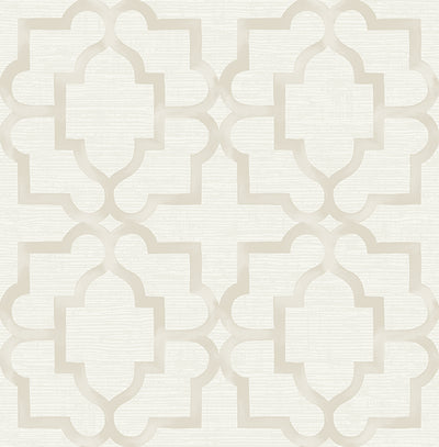 product image of Jarrett Geometric Wallpaper in Metallic and Neutrals by Carl Robinson for Seabrook Wallcoverings 598