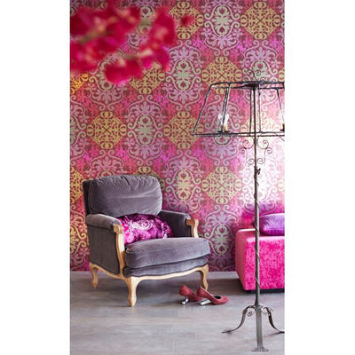 product image of Javay Magenta Abstract Suzani Wall Mural by Eijffinger for Brewster Home Fashions 589