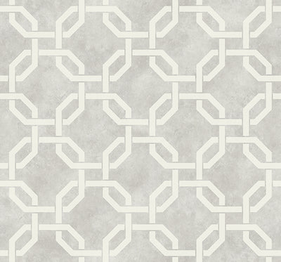 product image for Jessop Geo Wallpaper in Off-White and Neutrals by Carl Robinson for Seabrook Wallcoverings 15