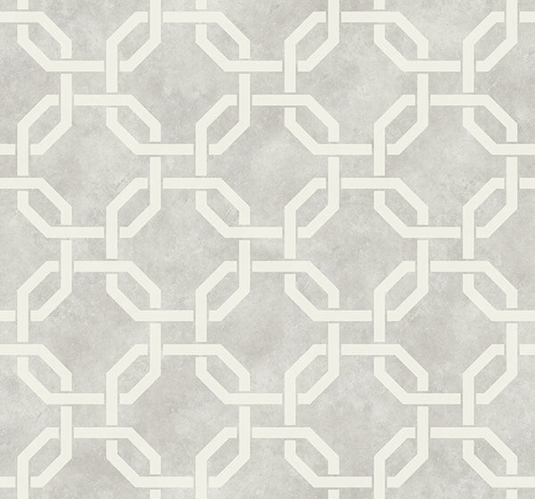 media image for Jessop Geo Wallpaper in Off-White and Neutrals by Carl Robinson for Seabrook Wallcoverings 220