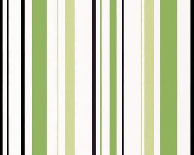 product image for Joyful Stripes Wallpaper in Green design by BD Wall 65