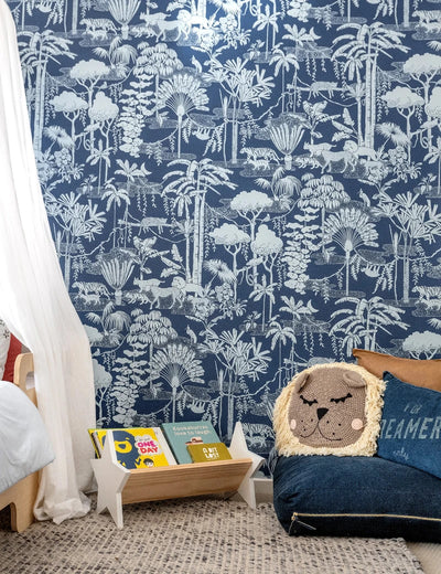 product image for Jungle Dream Wallpaper in Lune design by Aimee Wilder 87