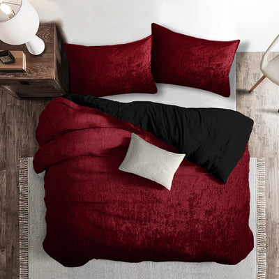 product image for Juno Velvet Red Bedding 5 12