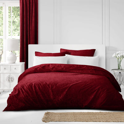 product image for Juno Velvet Red Bedding 4 89