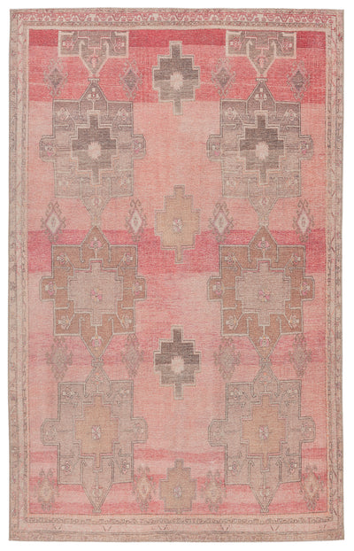 product image of Faron Medallion Pink & Tan Rug by Jaipur Living 565